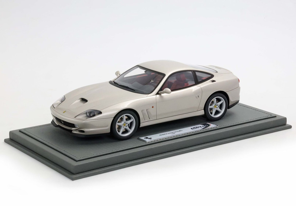【予約】Ferrariフェラーリ 550 Maranello 1996 Grigio Ingrid Bordeaux / BBR 1/18 ミニカー｜ラストホビー