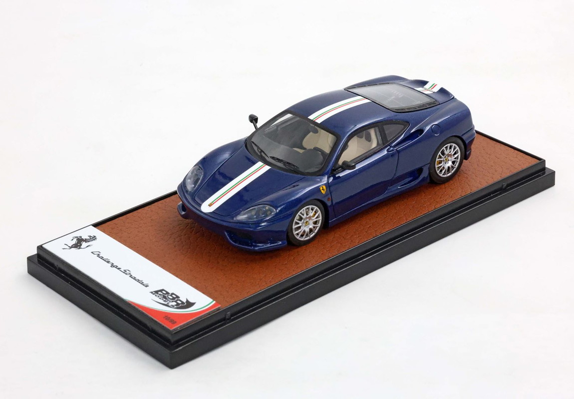 【予約】Ferrariフェラーリ 360 Challenge Stradale Blu Tour de France italian 限定99台 / BBR 1/43 ミニカー｜ラストホビー