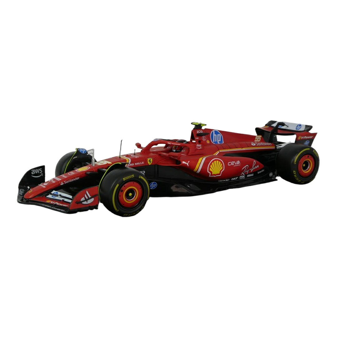 Ferrariフェラーリ SF-24 2024 レッド #55 / Bburago 1/18 ミニカー|ラストホビー