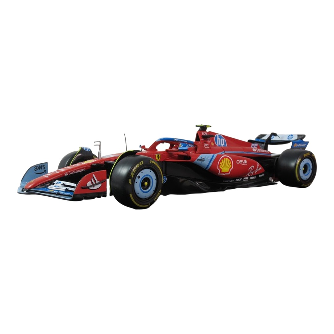 Ferrariフェラーリ SF-24 2024 レッド #55 マイアミGP仕様 / Bburago 1/18 ミニカー｜ラストホビー