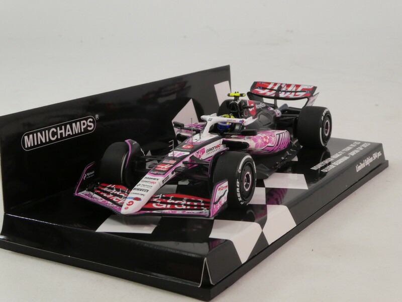 Haasハース VF-25 2025 ホワイト/ピンク #87 日本GP 504台限定 / MINICHAMPS 1/43 ミニカー|ラストホビー