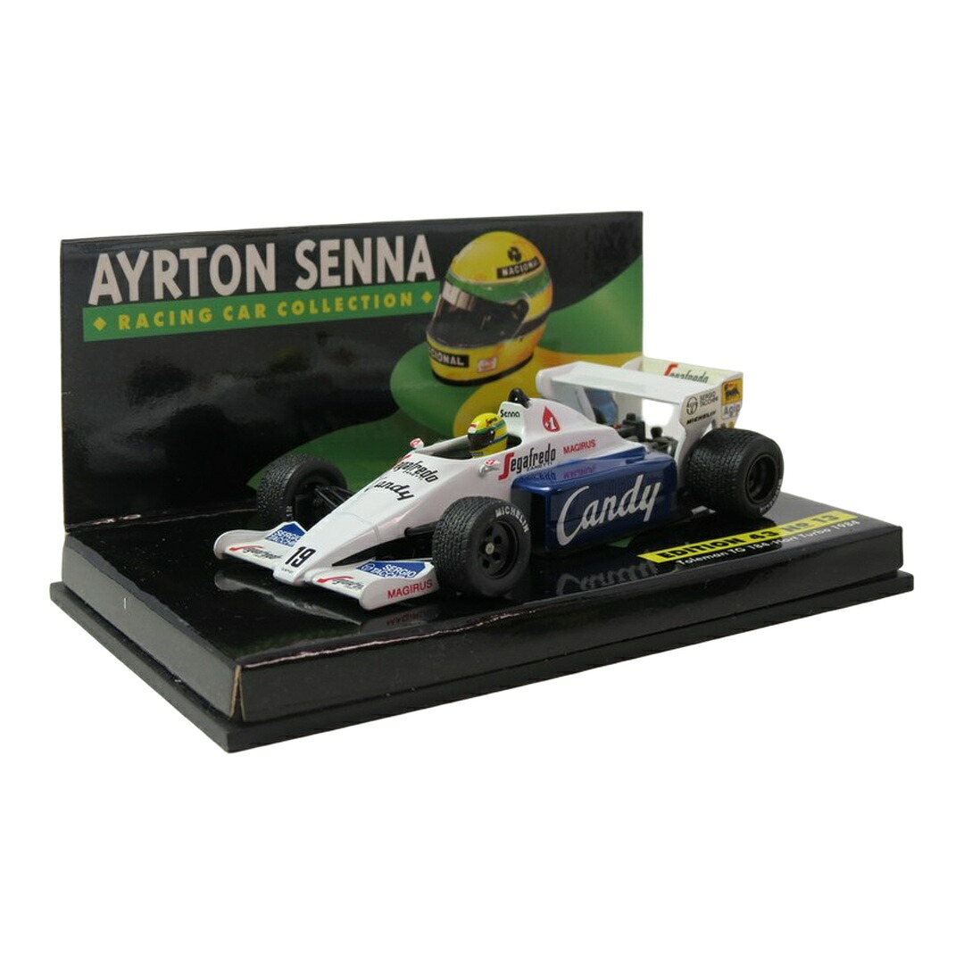 Tolemanトールマン TG 184 Hart Turbo 1984 ホワイト/ブルー No.19 アイルトン・セナ / MINICHAMPS 1/43 ミニカー｜ラストホビー
