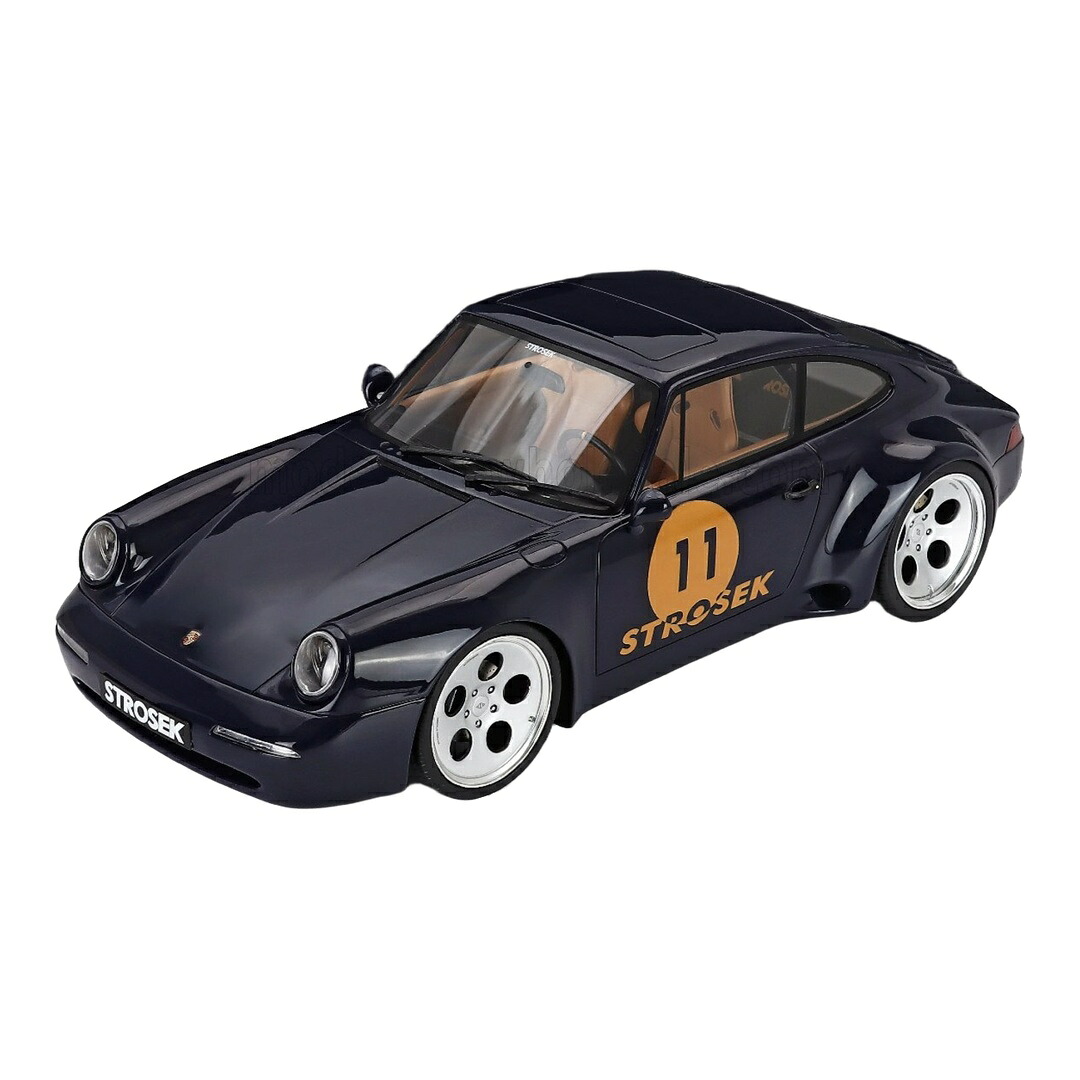 Porscheポルシェ 911 964 Strosek ストロセク クーペ #11 ブルー 999台限定 / GT SPIRIT 1/18 ミニカー|ラストホビー