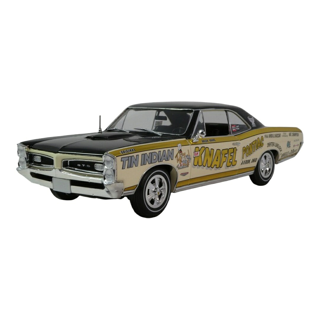 Pontiacポンティアック GTO 1966 Tin Indian Knafel ベージュ ブラック / HIGHWAY61 1/18 ミニカー｜ラストホビー