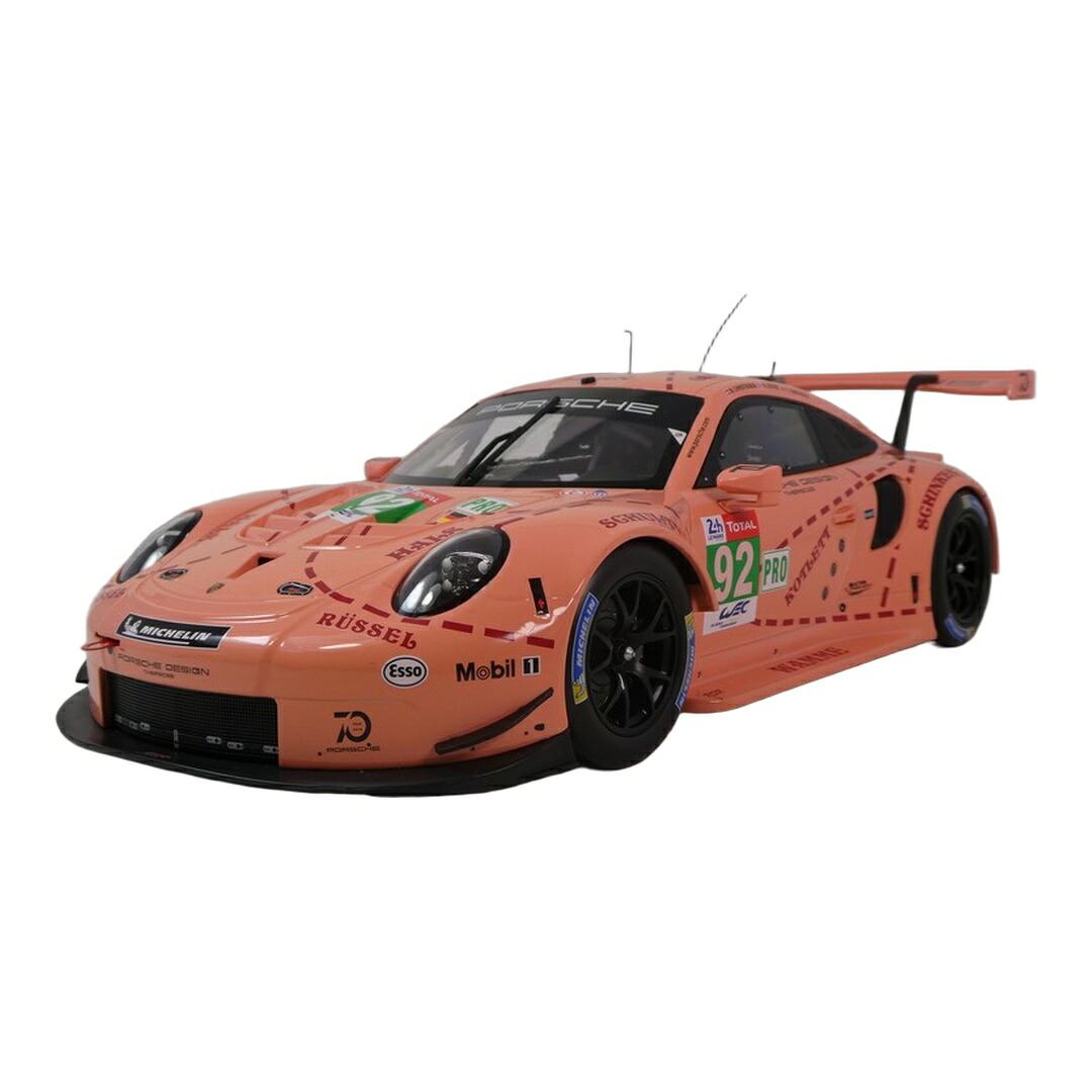 Porscheポルシェ 911 991 RSR 2018 ピンク #92 24時間ルマン / JADA 1/12 ミニカー｜ラストホビー
