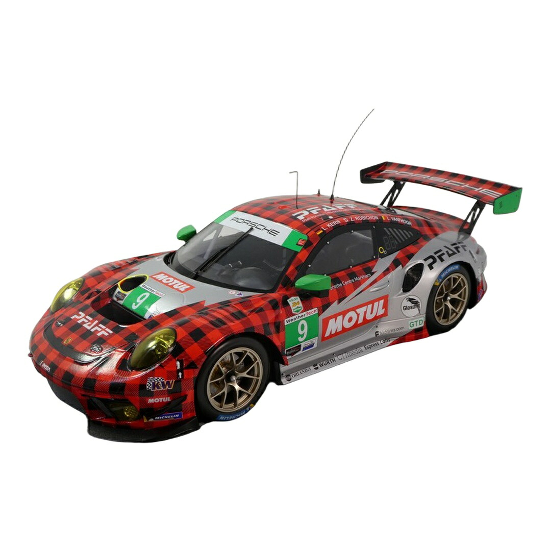 Porscheポルシェ 911 GT3 R 2021 レッド/シルバー #9 / JADA 1/18 ミニカー｜ラストホビー