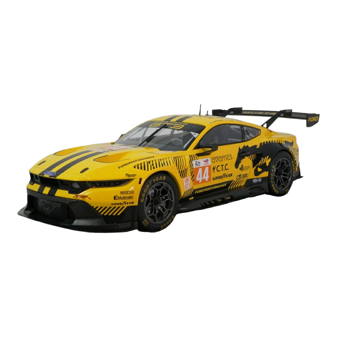 Fordフォード Mustangマスタング GT3 2024 イエロー #44 24時間ルマン / JADA 1/18 ミニカー|ラストホビー