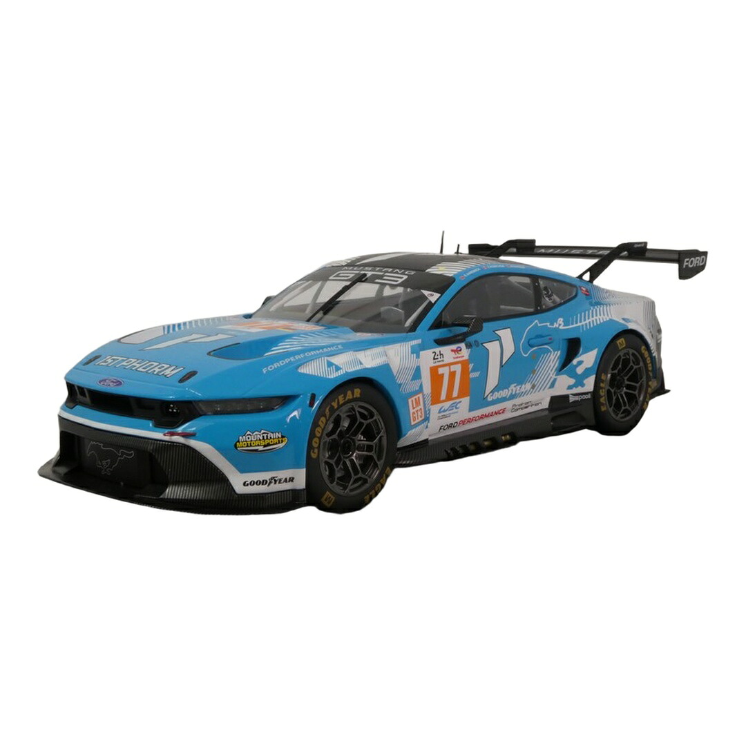 Fordフォード Mustangマスタング GT3 2024 ブルー #77 24時間ルマン / JADA 1/18 ミニカー|ラストホビー