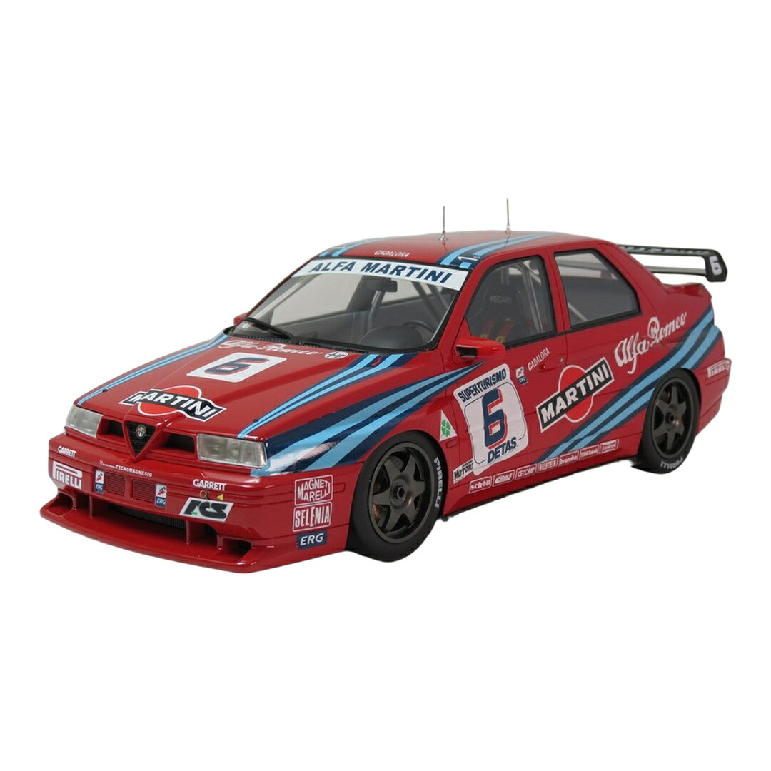 Alfa Romeoアルファロメオ 155 GTA D2 1992 レッド #6 / MITICA 1/18 ミニカー|ラストホビー