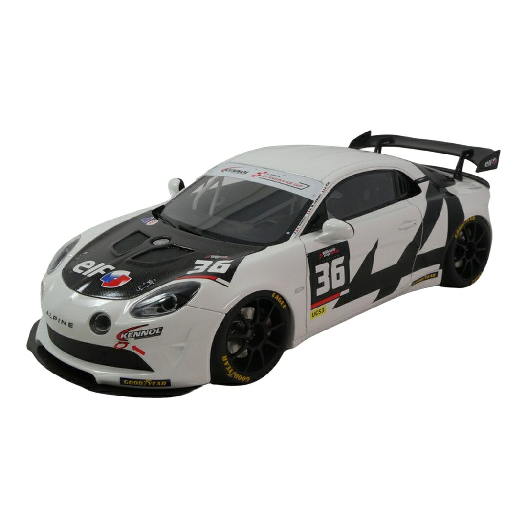Alpineアルパイン A110 GT4 2024 ホワイト #36 / OTTO 1/18 ミニカー|ラストホビー
