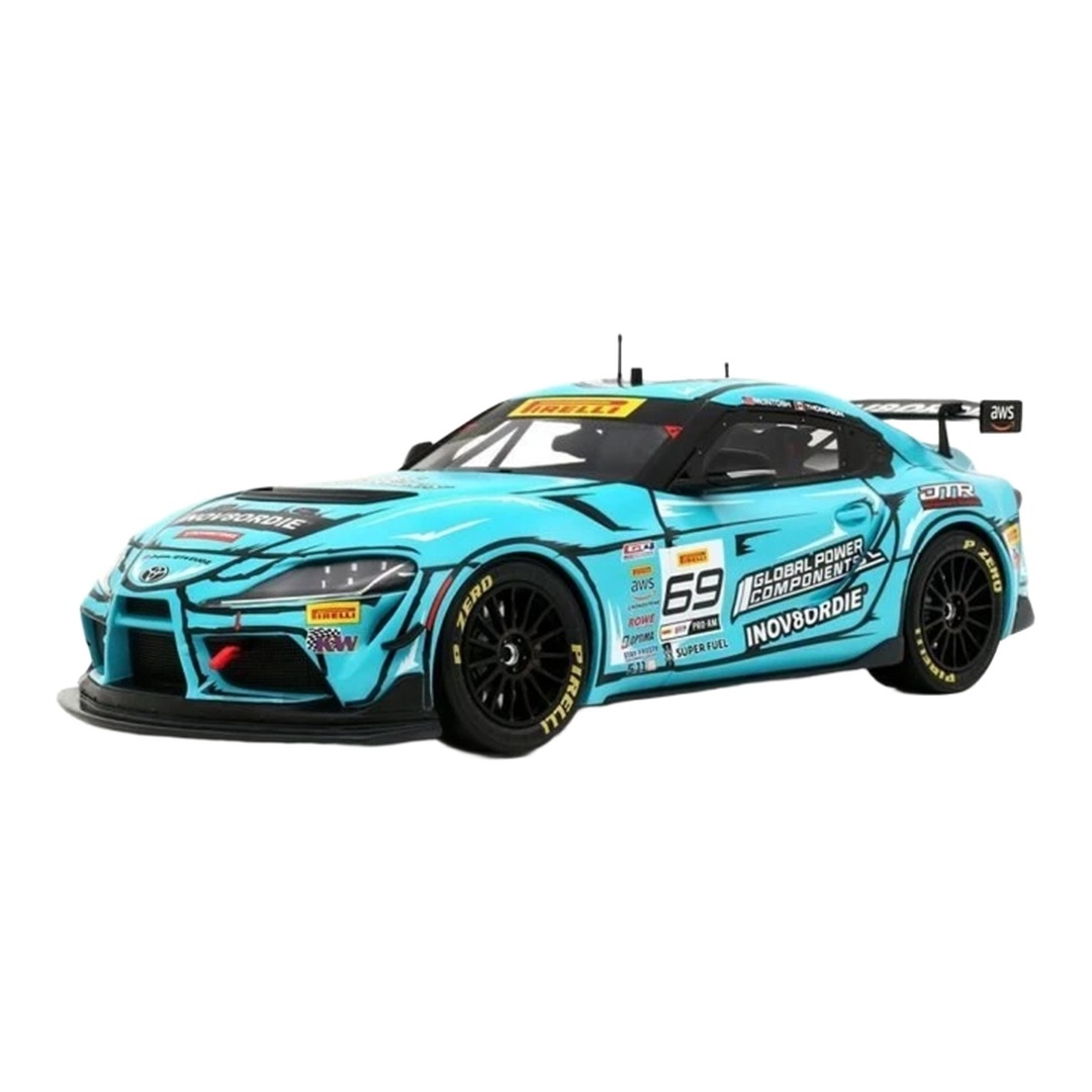 【予約】 トヨタ GR スープラ GT4 Evo 2 #69 GT4アメリカシリーズ 2025 ライトブルー / Otto Mobile 1/18 ミニカー｜ラストホビー