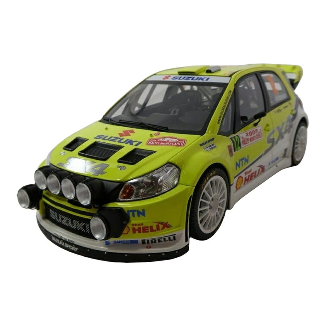 Suzukiスズキ SX4 WRC 2008 イエロー No.12 ラリーモンテカルロ / OTTO 1/18 ミニカー|ラストホビー