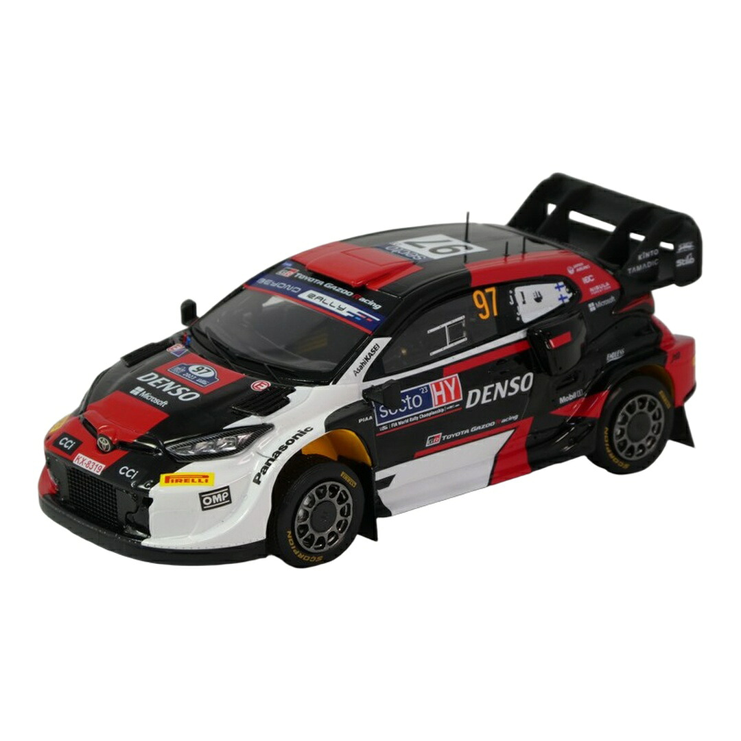 Toyotaトヨタ GR Yarisヤリス Rally1 2023 レッド ブラック ホワイト #97 / Spark 1/43 ミニカー｜ラストホビー