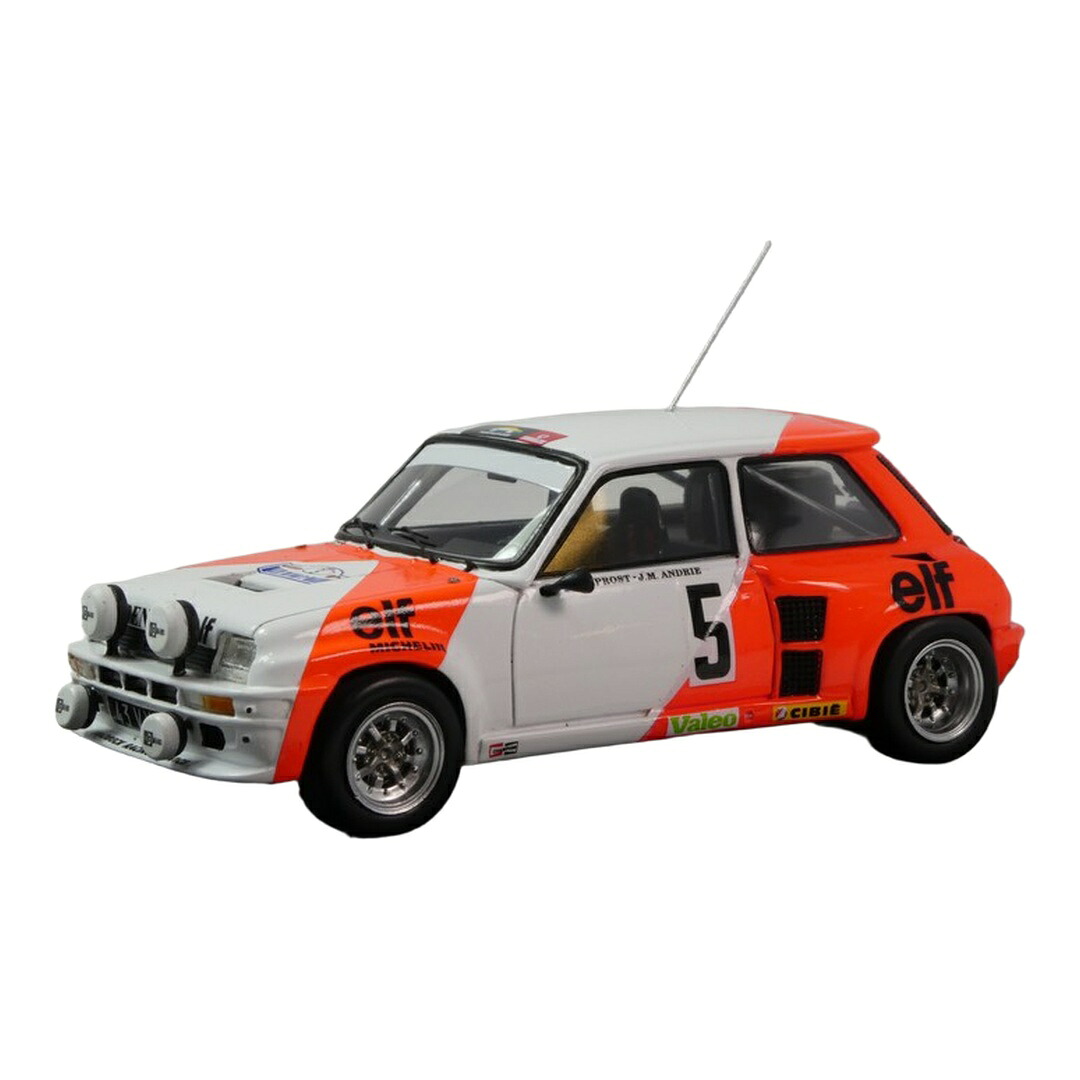 Renaultルノー 5 ターボ 1982 ホワイト/オレンジ #5 ラリーデュヴァル / Spark 1/43 ミニカー｜ラストホビー