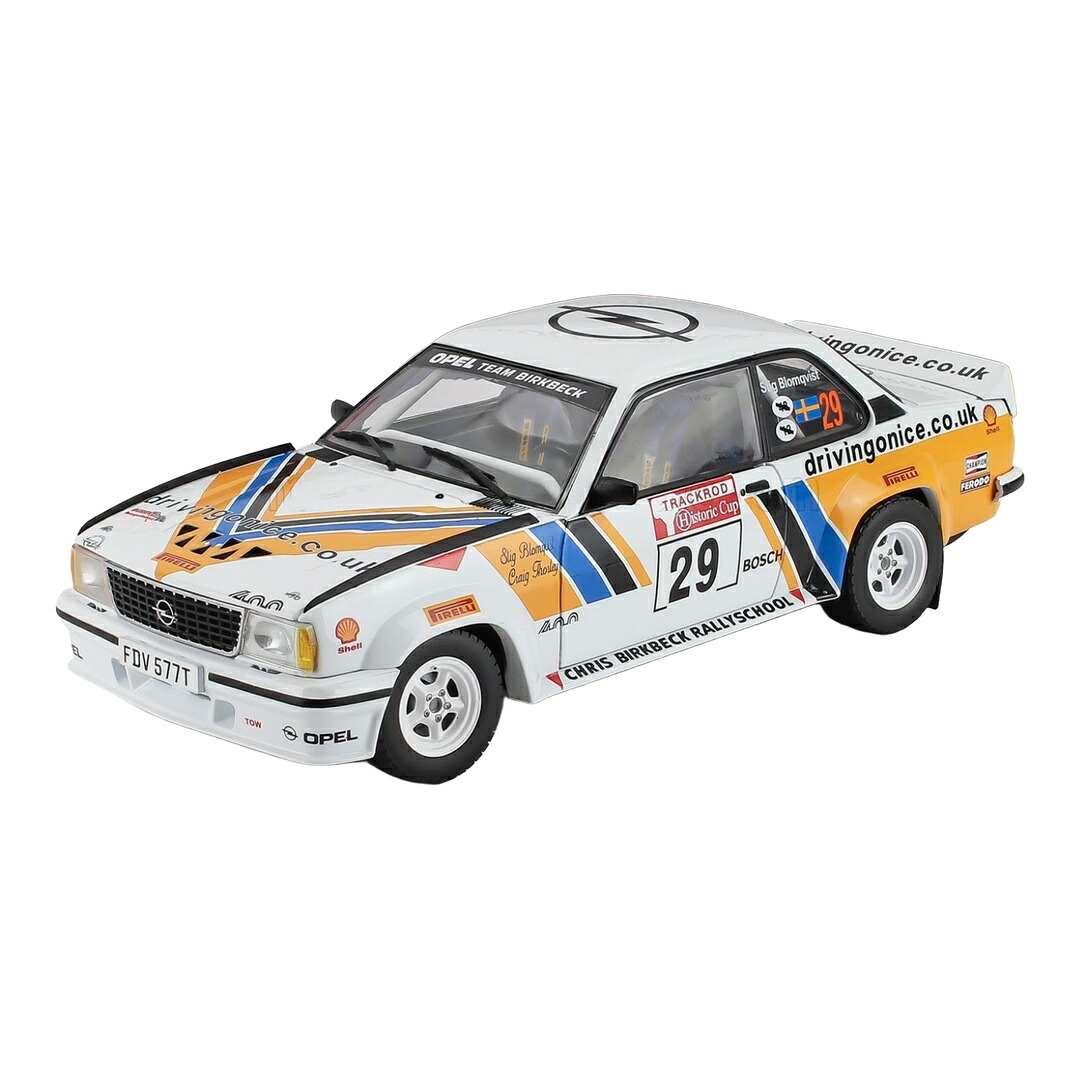 Opelオペル Asconaアスコナ 400 ラリー #29 Trackrod Historic Cup 2016 Stig Blomqvist Craig Thorley ホワ / Sun Star 1/18 ミニカー｜ラストホビー
