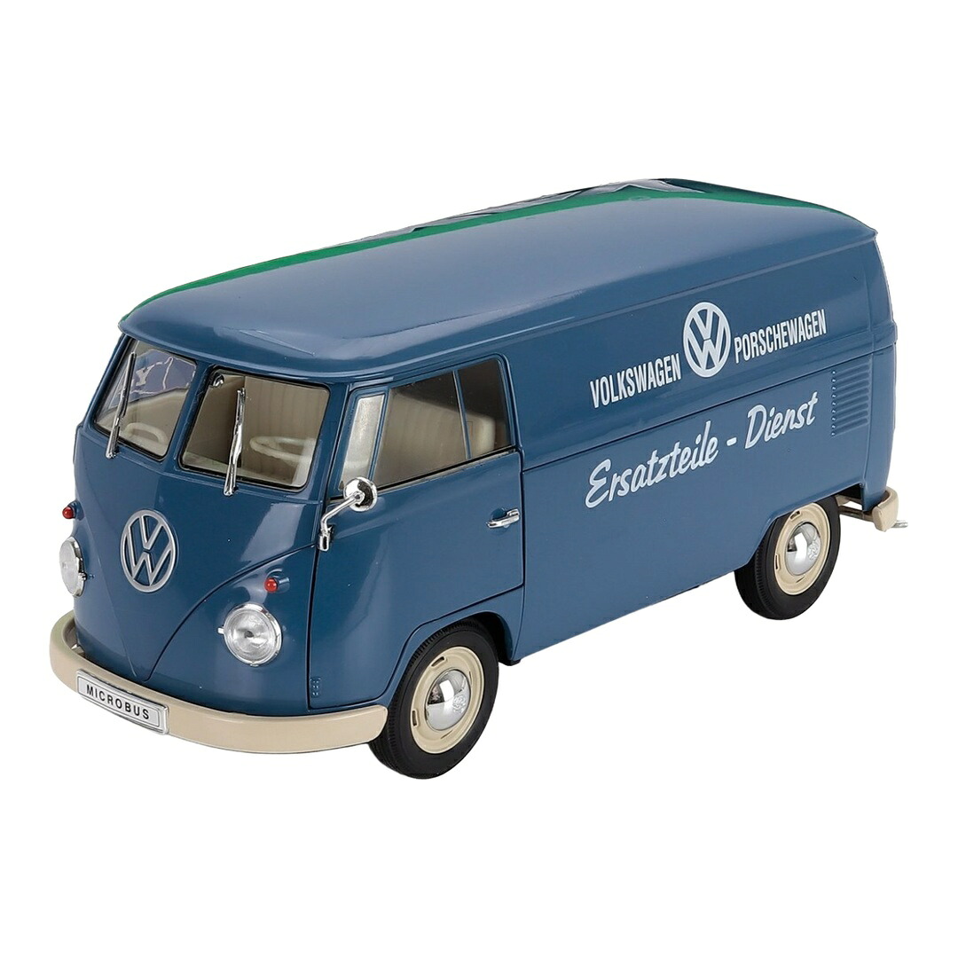 VWフォルクスワーゲン T1 バン Volkswagen Porschewagen 1963 ライトブルー / WELLY 1/18 ミニカー|ラストホビー