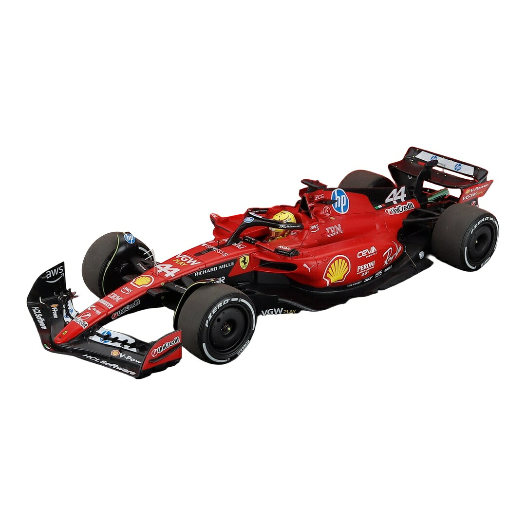 Ferrariフェラーリ SF-23 #44 Lewis Hamilton テスト フィオラノ 2025 レッド/ブラック 54台限定 ショーケース付 / BBR 1/18 ミニカー｜ラストホビー 80,200円