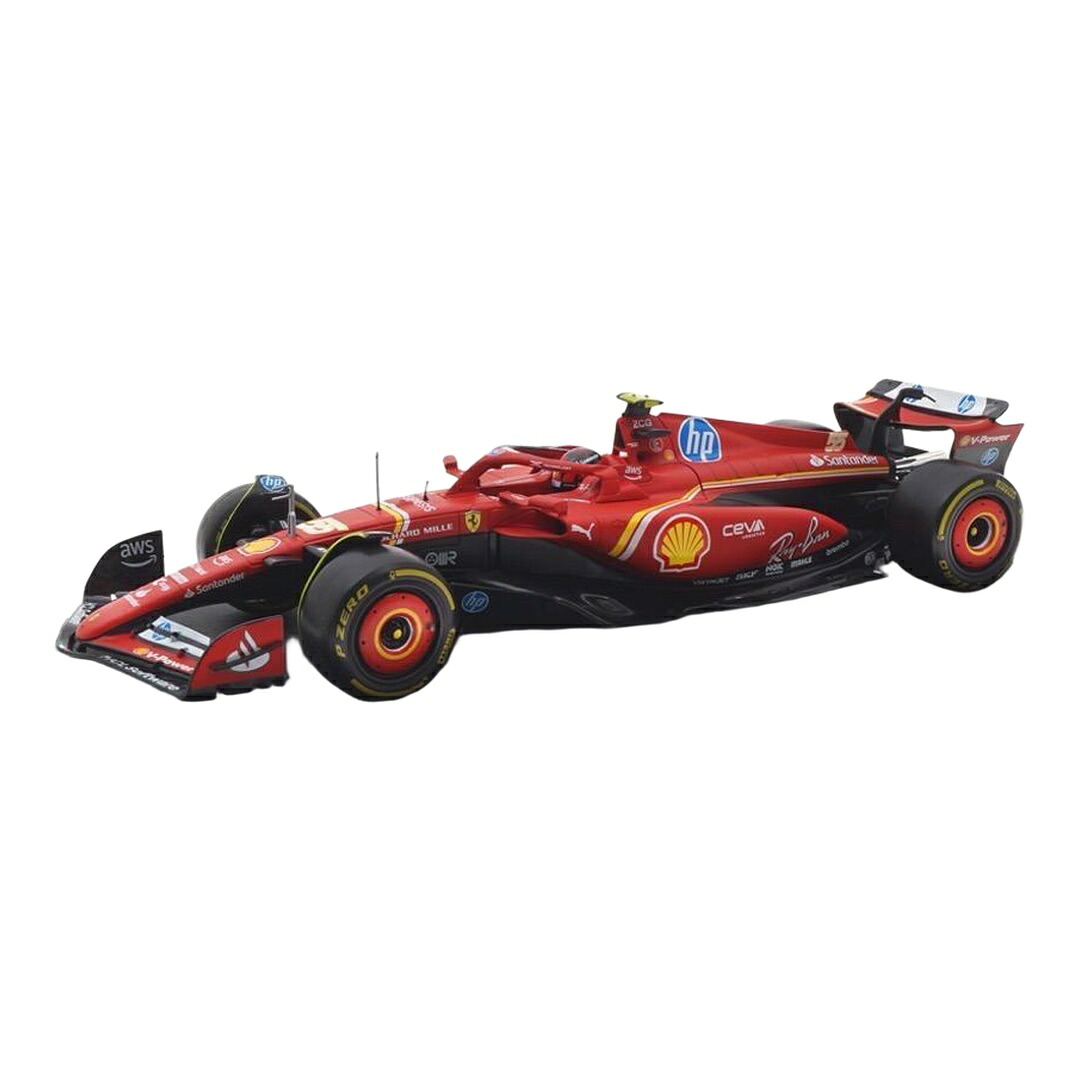Ferrariフェラーリ SF-24 GP 2024 Carlos Sainz #55 レッド / Bburago 1/18 ミニカー|ラストホビー