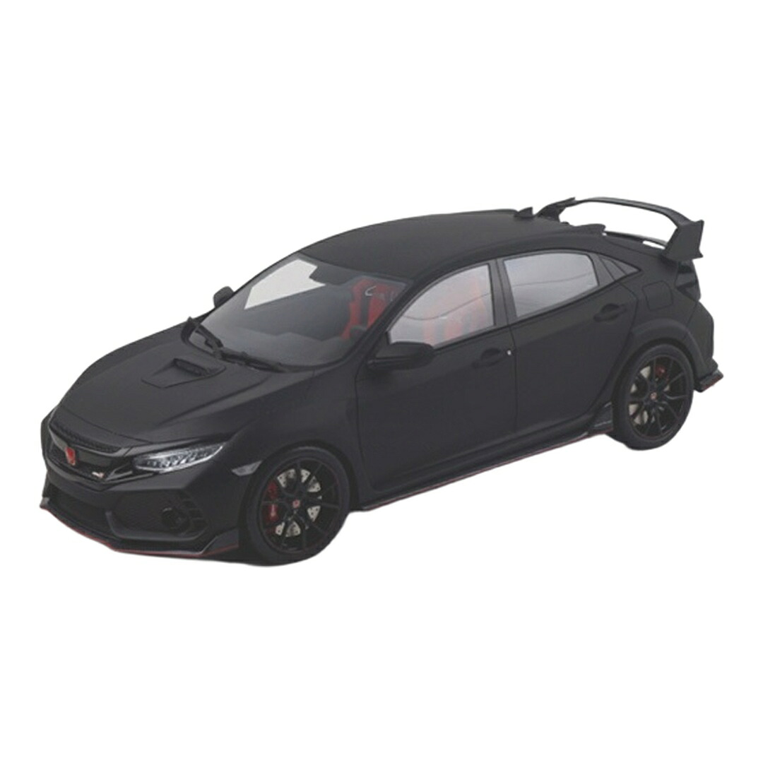 Hondaホンダ Civic Type R マットブラック / Motorhelix 1/18 ミニカー|ラストホビー