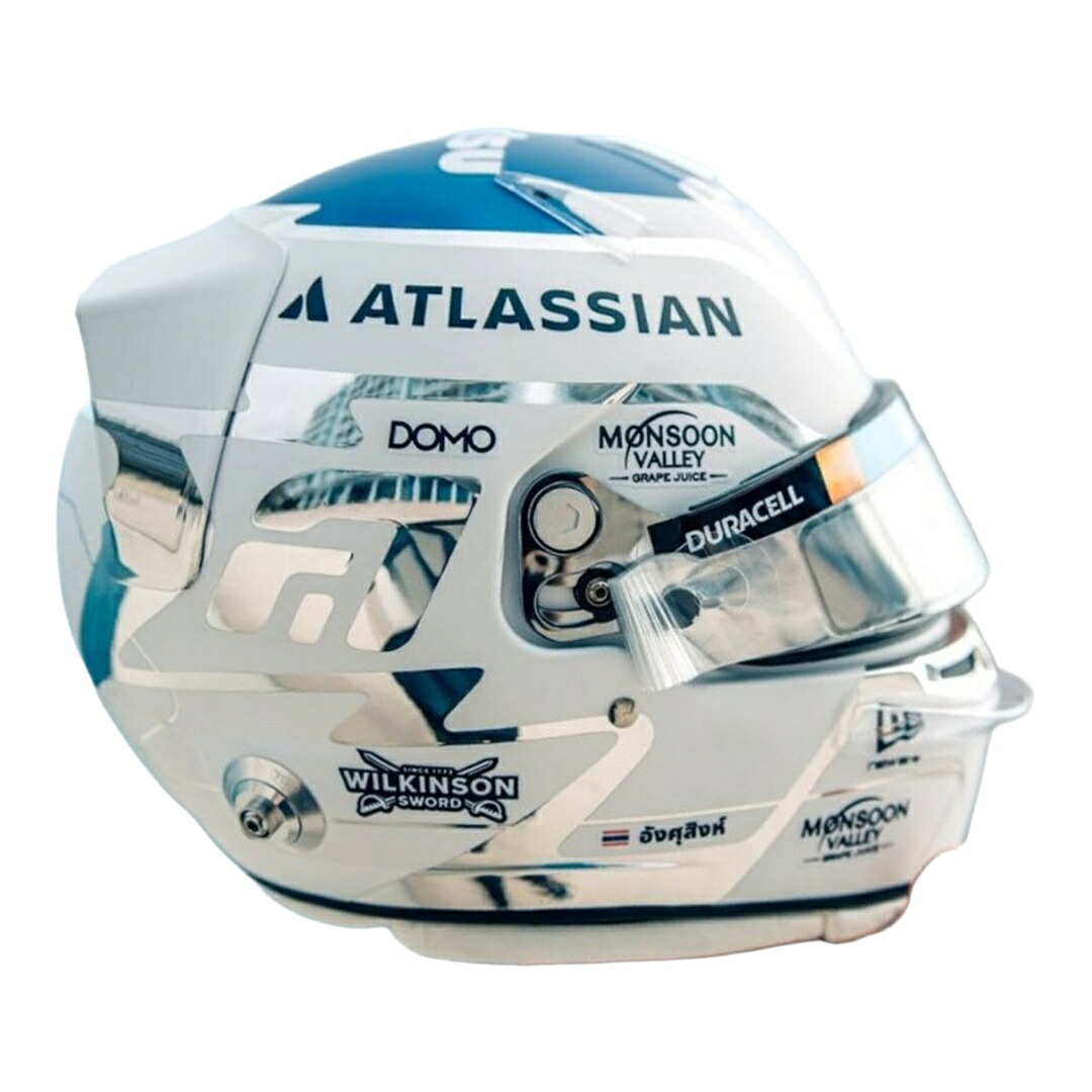 【予約】2026年発売予定 Alexander Albon アレクサンダー アルボン ヘルメット Williams Racing #23 2026 ホワイト / MINI HELMET 1/2 ミニカー｜ラストホビー