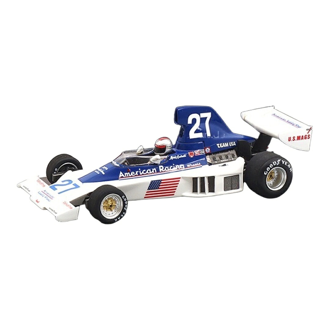 Parnelli VPJ4B #27 Long Beach GP 1976 Mario Andretti ブルー/ホワイト / Spark 1/43 ミニカー|ラストホビー