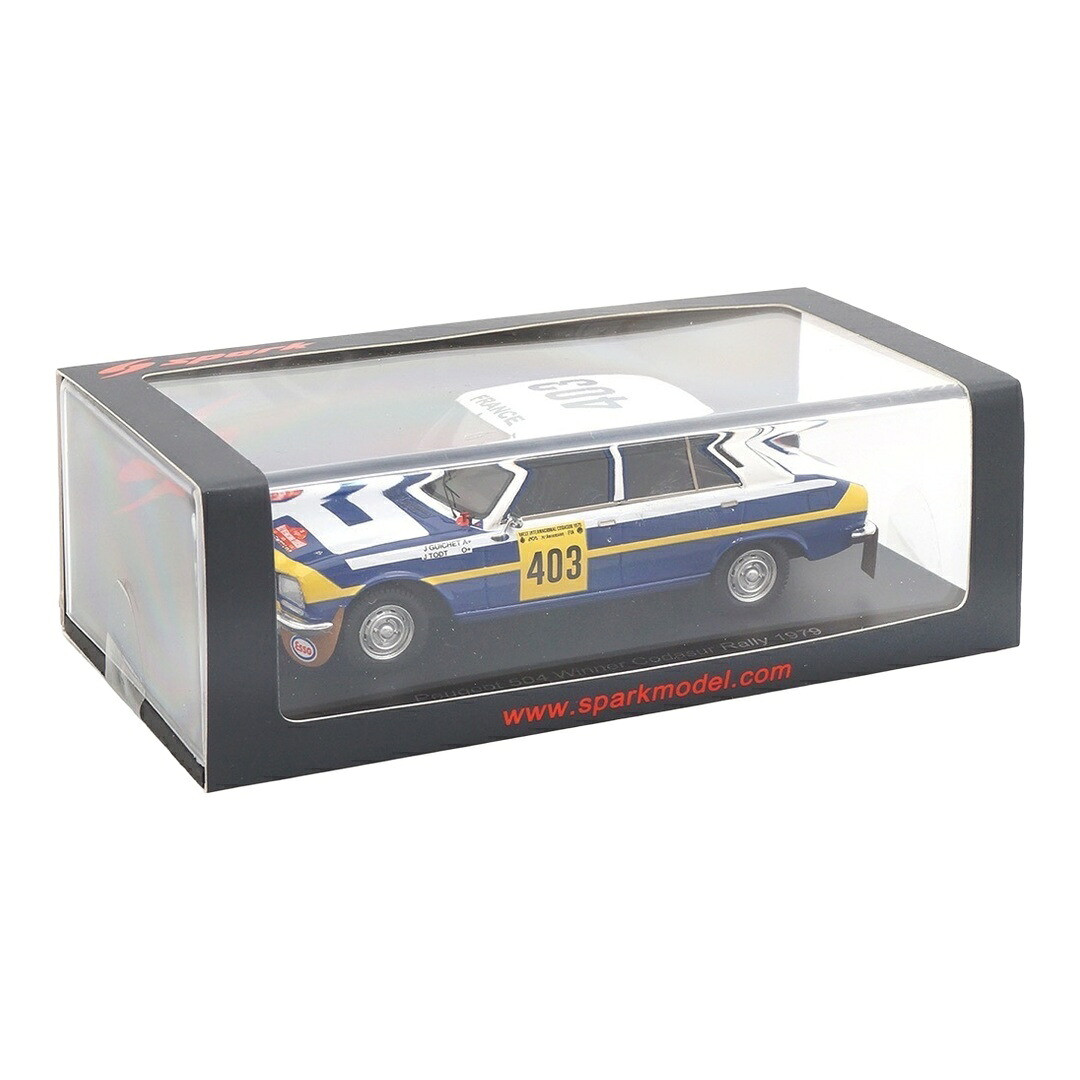 Peugeotプジョー 504 Winner Codasur Rallye 1979 #403 Guichet/Todt / Spark 1/43 ミニカー｜ラストホビー