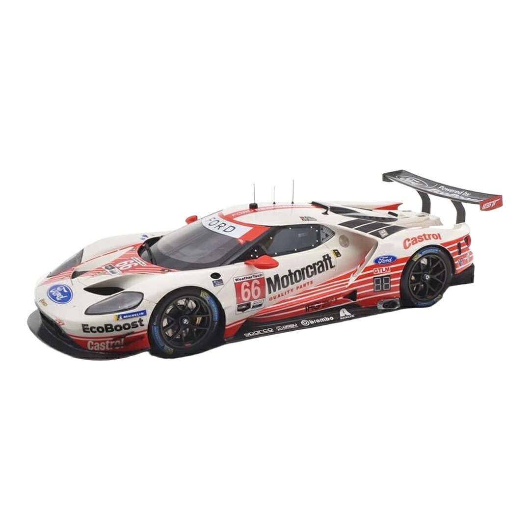 Fordフォード GT 24時間 Daytona 2019 #66 ホワイト/レッド / TopSpeed 1/18 ミニカー|ラストホビー