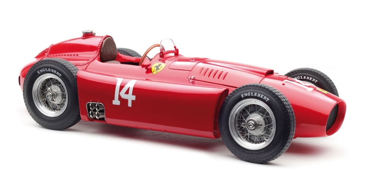 高質 Ferrariフェラーリ D50, 1956 GP France #14 Collins CMC 1 18