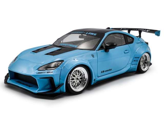 ミニカー SOLIDOLiberty Walk86 Slammed 1/18 Blue 楽天市場】ソリド 1/18 トヨタ TOYOTA GR86 リバティーウォーク ボディ
