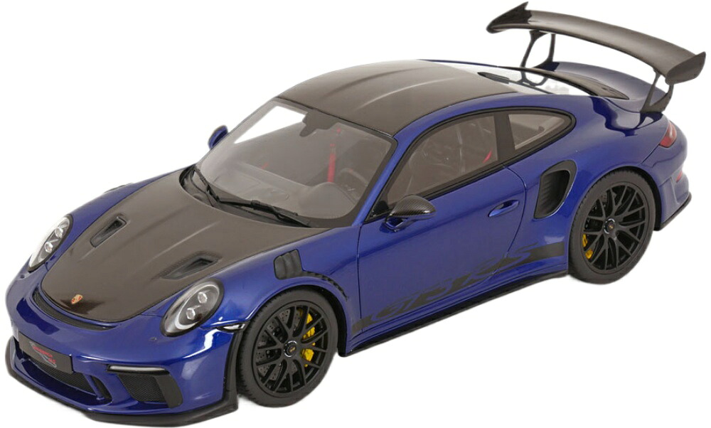 Porsche 911 (991.2) GT3 RS ブルーメタリック ブラック/ GT SPIRIT 1/18 ミニカー