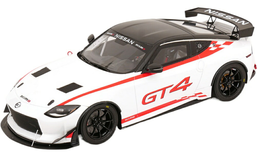 Nissan Z GT4 2022 白いこと 赤いこと 黒いこと/ OTTO 1/18 ミニカー