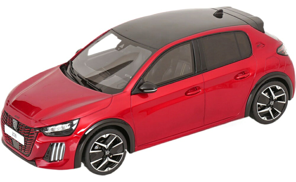 Peugeot 208 GT Hybrid 2024 レッドメタリック ブラック/ OTTO 1/18 ミニカー｜ラストホビー 20,300円