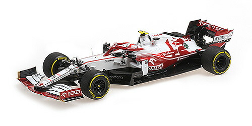 ALFA ROMEO - F1 C41 TEAM ORLEN RACING N 99 BAHRAIN GP 2021 ANTONIO GIOVINAZZI - WHITE RED MET   /Minichampsミニチャンプス  1/18 ミニカー