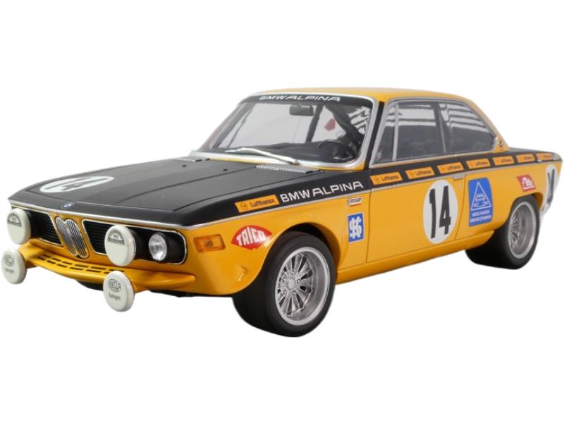 BMW 2800 CS 1970年 スパ24時間レース 優勝 #14 Kelleners Huber/ MINICHAMPS 1/18 ミニカー