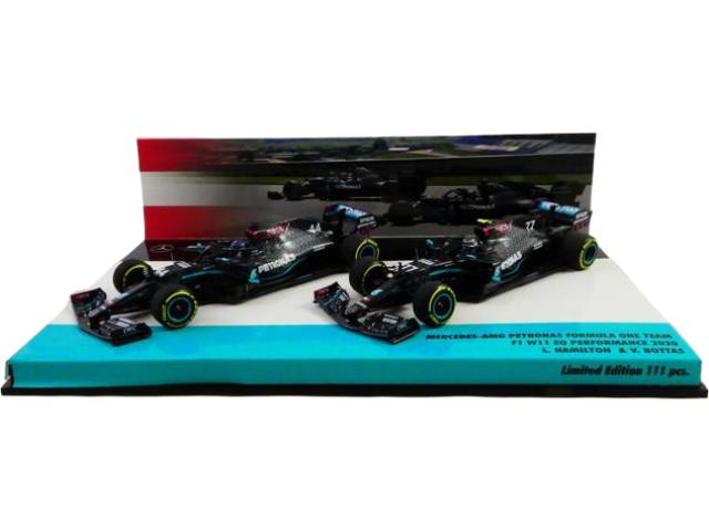 Mercedes-Benz F1 W11 EQ Performance 2020年 F1 GP #44 #77 L.ハミルトン V.ボッタス/ MINICHAMPS 1/43 ミニカー|ラストホビー