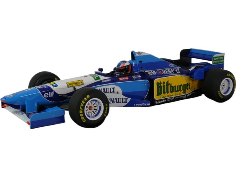 Benetton B195 1995年 世界はやりっ児 F1 パシフィックGP 勝ちとる #1 M.シューマッハ/ MINICHAMPS 1/12 ミニカー