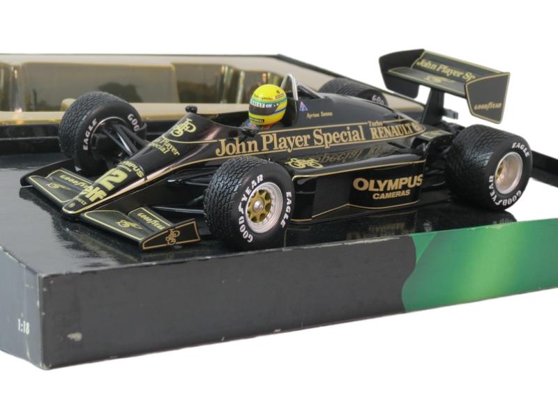 楽天市場】ミニカー 1/18 完成品 ロータス ルノー 97T アイルトン セナ