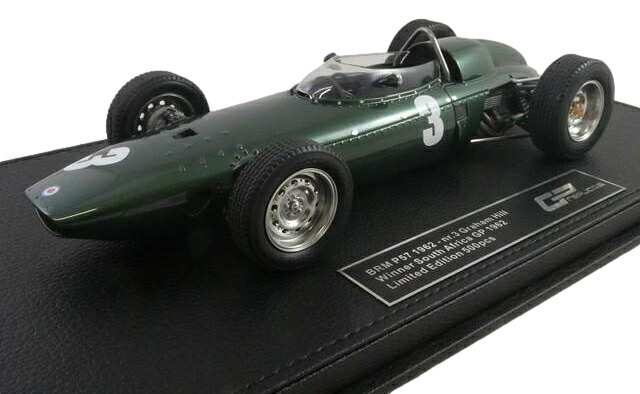 BRM P57 1962年 F1 南アフリカGP 優勝 #3 G ヒル ディスプレイケース付き/ GP Replicas 1/18 ミニカー