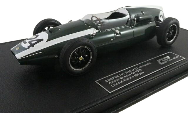 Cooper T51 1959年 F1 モナコGP 優勝 #24 J ブラバム ディスプレイケース付き/ GP Replicas 1/18 ミニカー