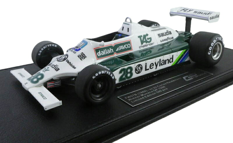 Williams FW07B 1980年 F1 モナコGP 優勝 #28 C ロイテマン ディスプレイケース付き/ GP Replicas 1/18 ミニカー 43,440円
