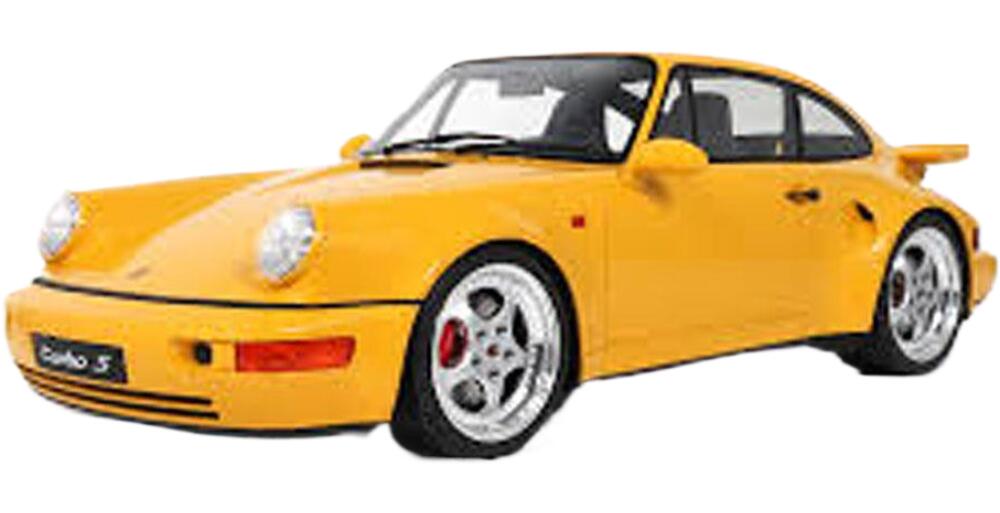 Porscheポルシェ 911 (964) Turboターボ S 1994 イエロー / GT Spirit 1/8 ミニカー｜ラストホビー