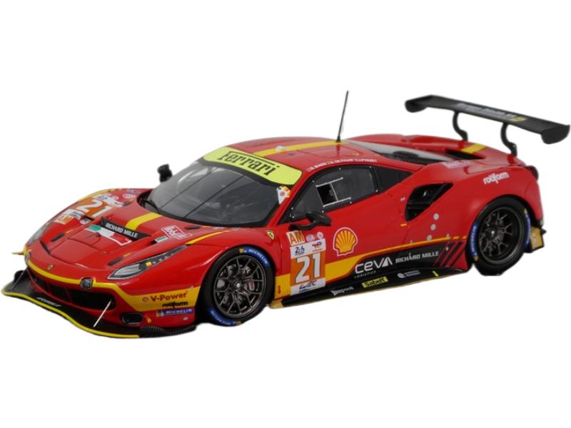 Ferrari 488 GTE 2023年 ルマン24第四次元スピード競技 #21 Mann De Pauw Piguet/ LOOKSMART 1/43 ミニカー