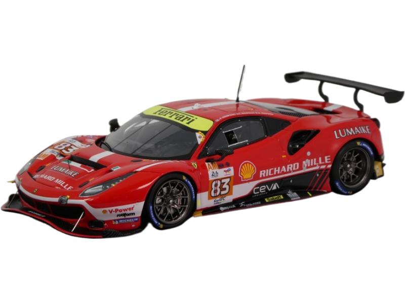 Ferrari 488 GTE 2023年 ルマン24第四次元スピード競技 #83 Companc Wadoux Rovera/ LOOKSMART 1/43 ミニカー