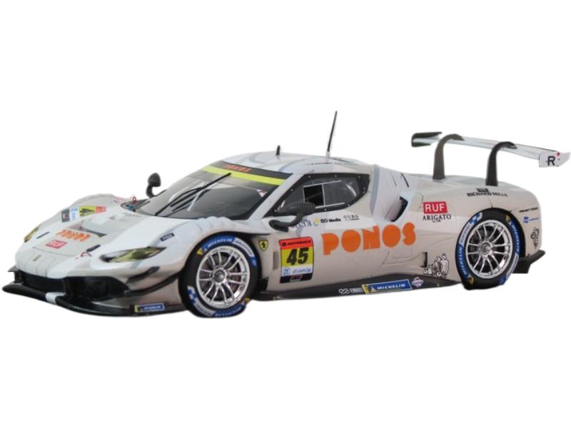 Ferrari 296 GT3 Ponos Racing 2024年 Super GT GT300 #45 Cozzolino Wadoux/ LOOKSMART 1/43 ミニカー