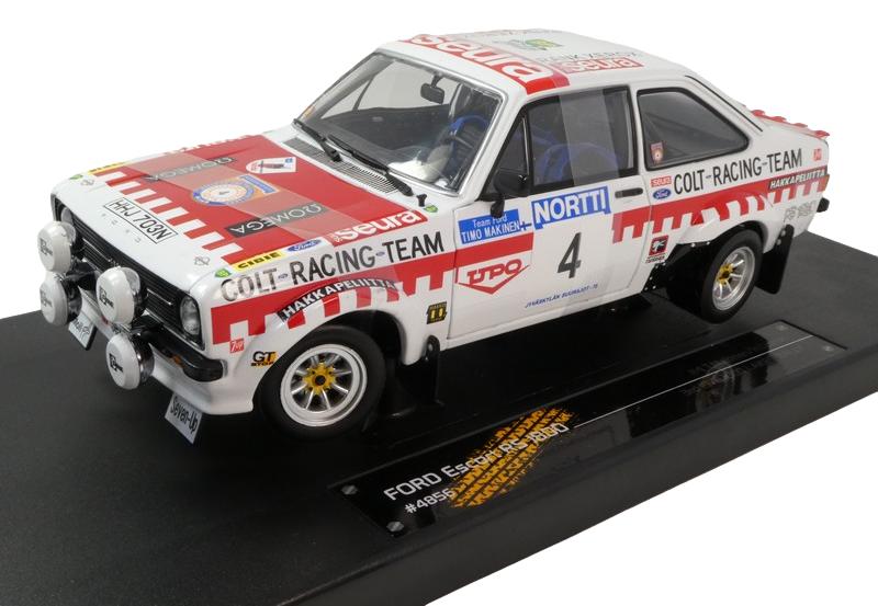 Ford Escort RS 1800 1975年 1000湖ラリー 3位 #4 T.マキネン H.リッドン/ Sun Star 1/18 ミニカー
