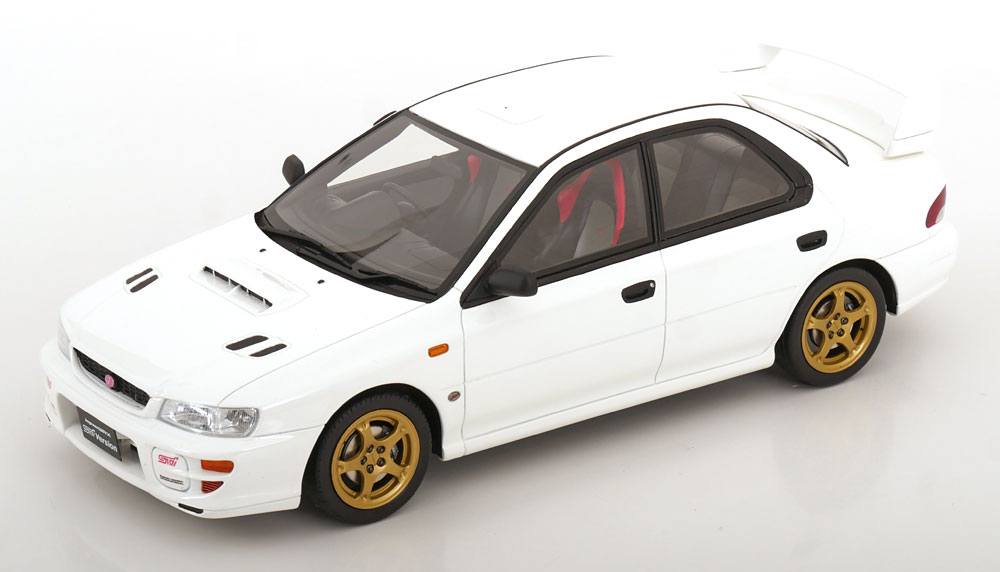 スバル インプレッサ WRX STi タイプRA 2000 ホワイト 2000台限定/ OTTO 1/18 ミニカー