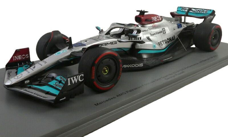 Mercedes-Benz W13 E Performance 2022年 F1 バーレーンGP #63 G.ラッセル/ Spark 1/18 ミニカー