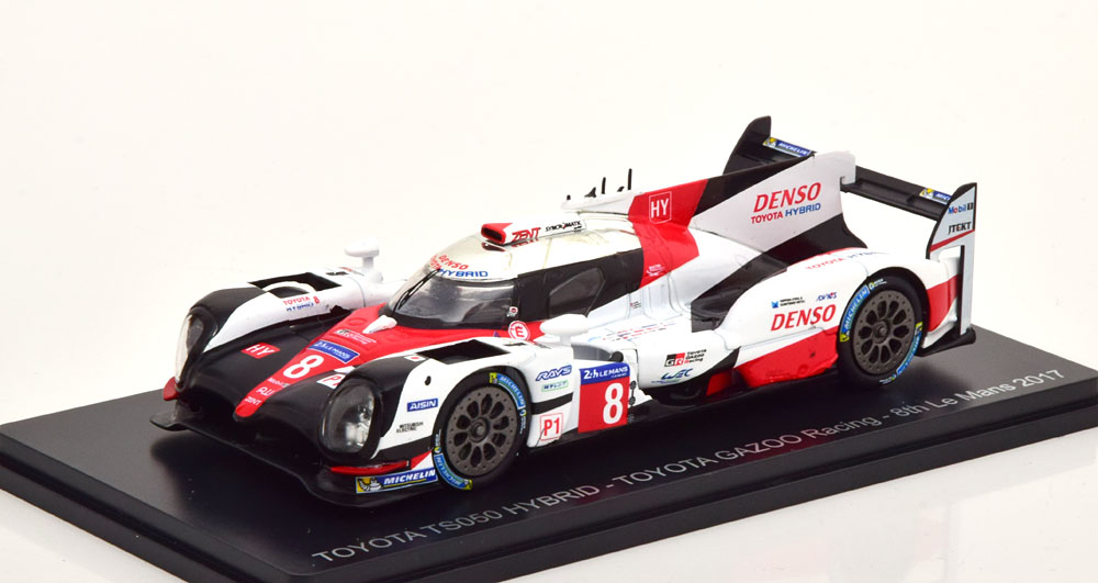 トヨタ TS050 ハイブリッド No 8 ルマン24時間 2017 ブエミ/デビッドソン/中嶋一貴 アシェット特別版/ Spark 1/43 ミニカー