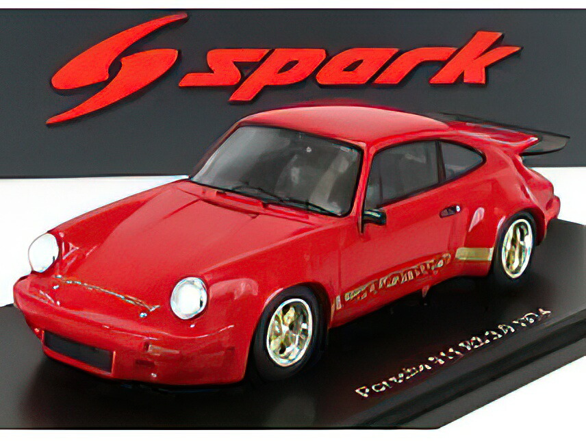 PORSCHEポルシェ 911 3.0 RS COUPE 1974 - RED SPARK 1 43 ミニカー デポー