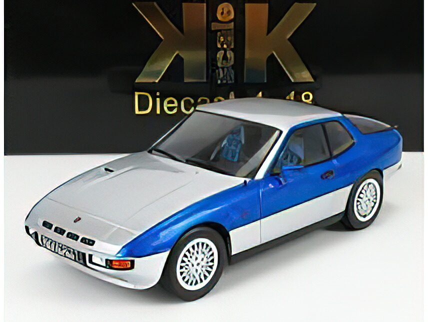 PORSCHE - 924 TURBO COUPE 1986 - SILVER BLUE MET /KK-SCALE 1/18 ミニカー|ラストホビー